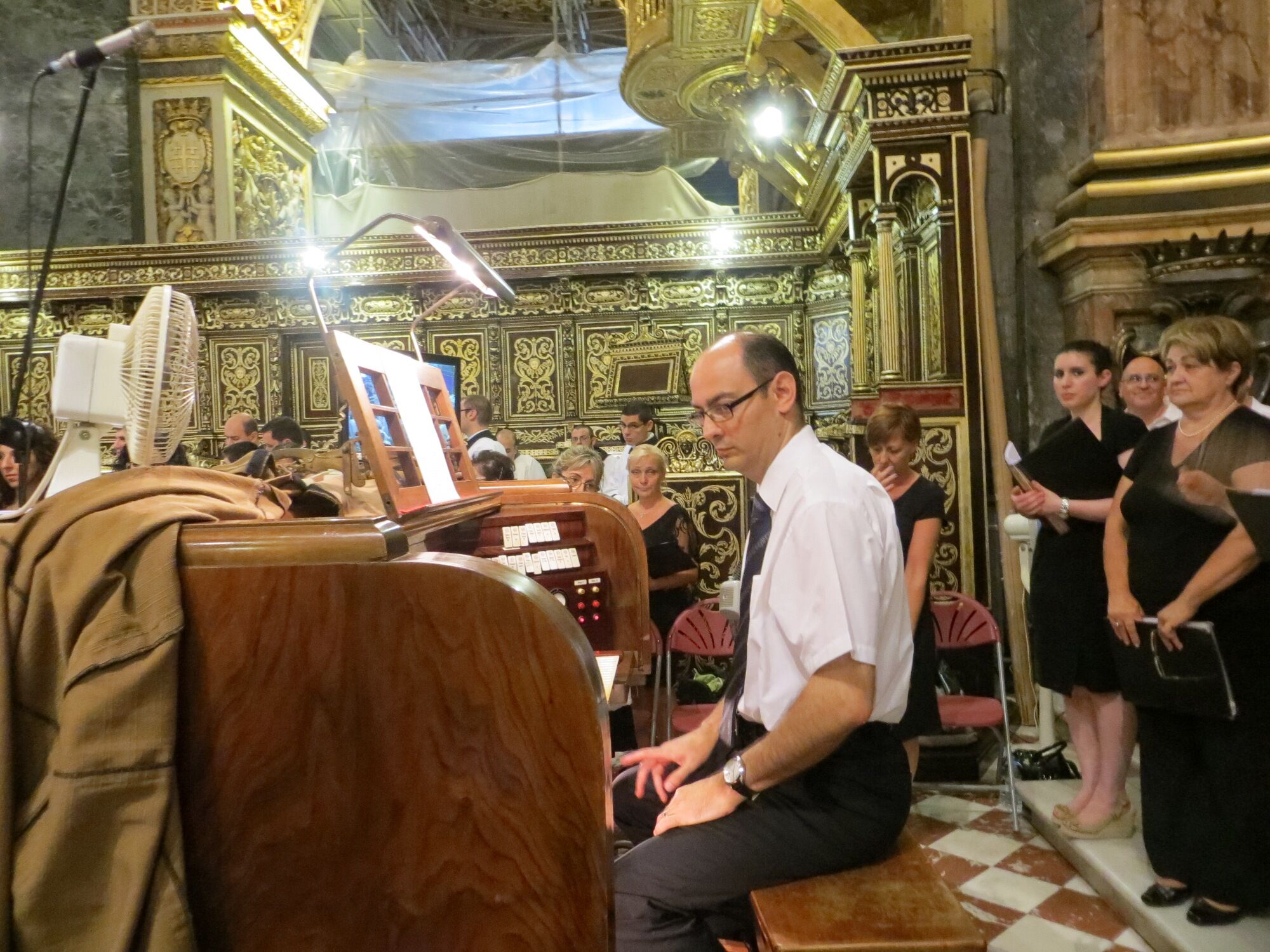 Gino Mule Stagno at St John's Co-Cathedral - July 2014