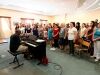 TNCS rehearsal with Schola Cantorum Jubilate under the baton of Mro Wayne Marshall
